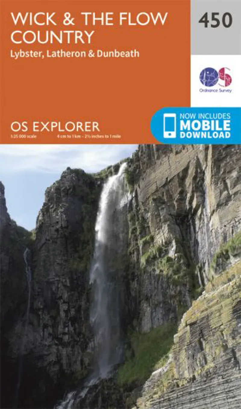 OS Explorer Map 450 - Wick and the Flow Country